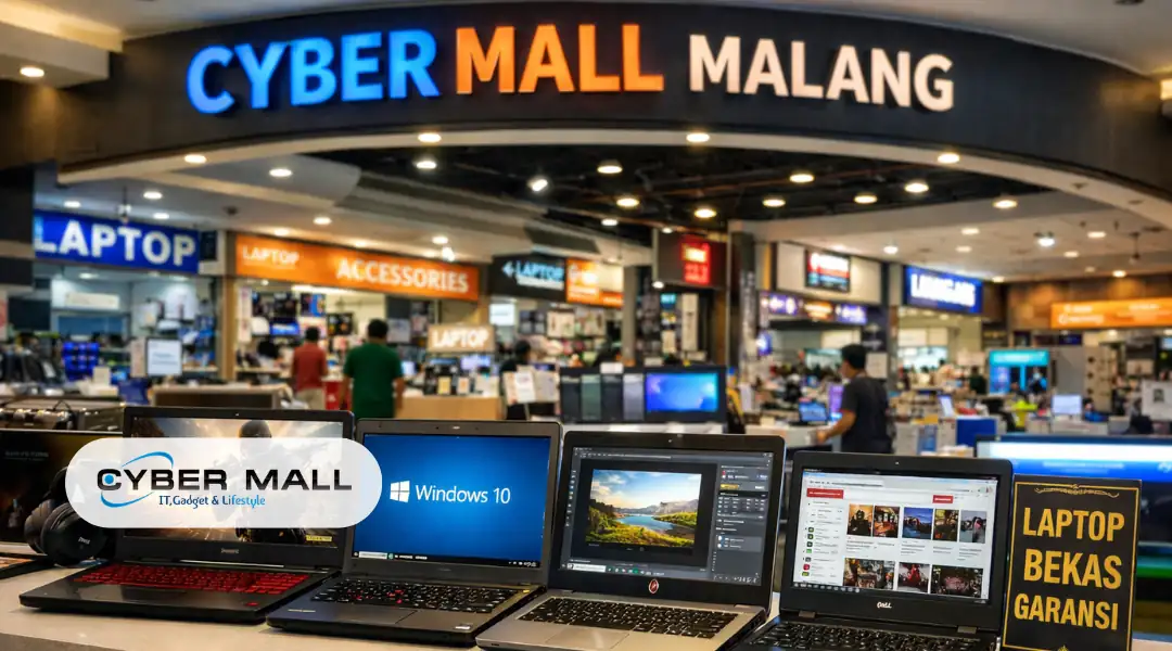 Toko Laptop Bekas Bergaransi di Malang ada di Cyber Mall Malang