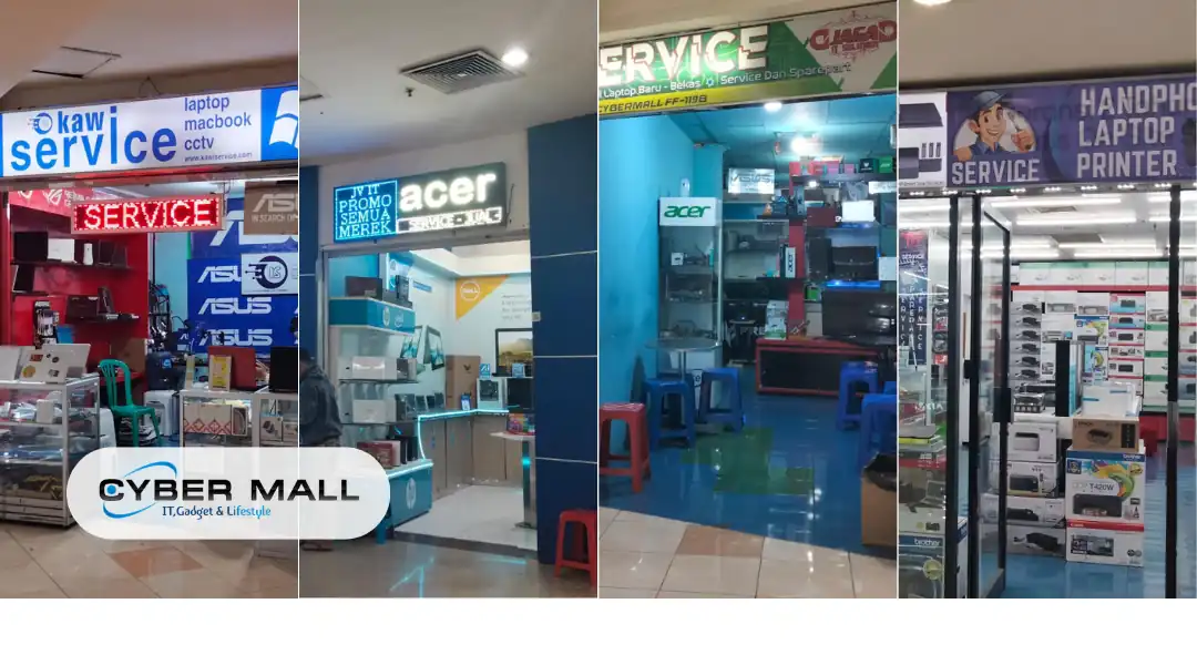 Tempat Servis LCD dan Layar Laptop Rusak di Cyber Mall Malang