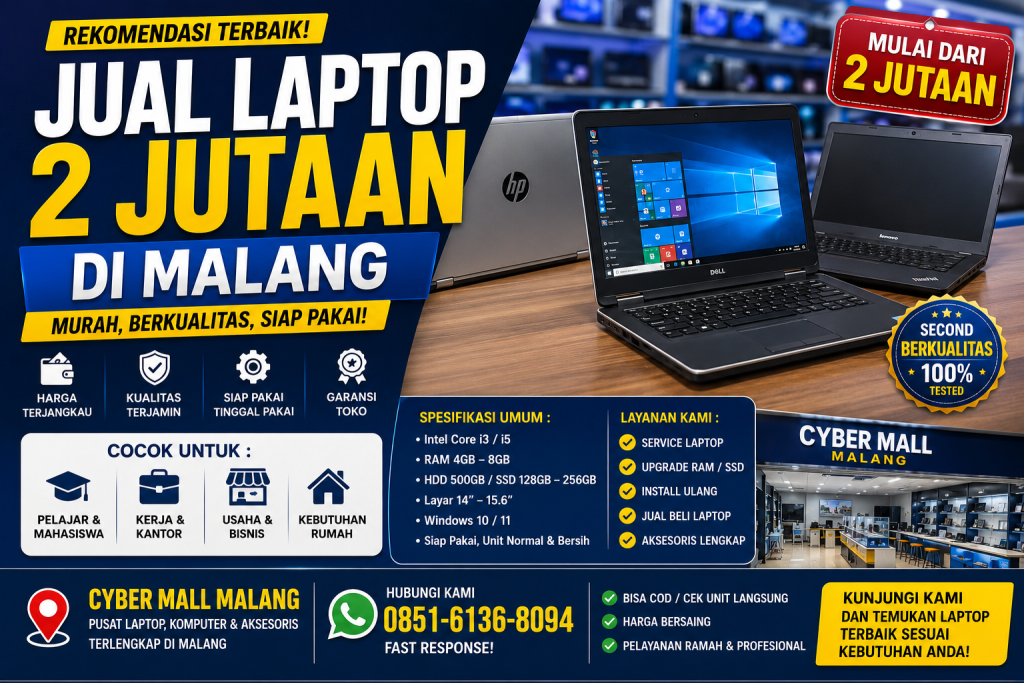 Laptop Murah Malang