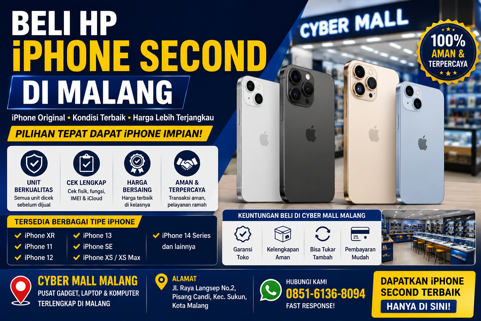 HP Iphone Second Original