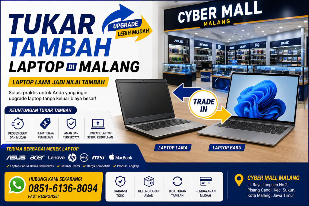 tukar tambah laptop di malang
