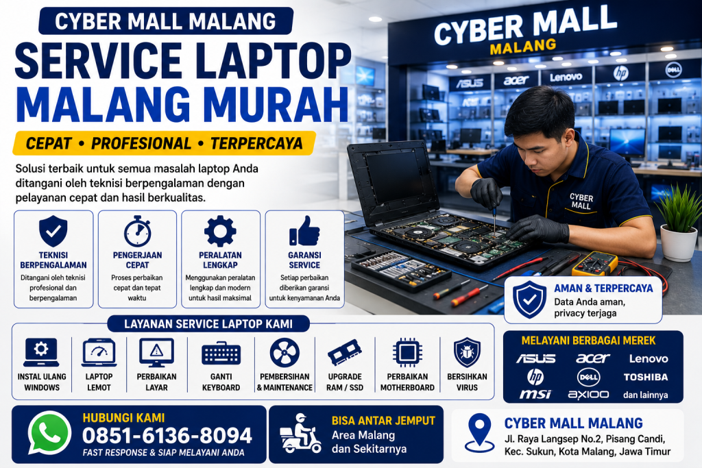 Jasa Service Laptop Malang