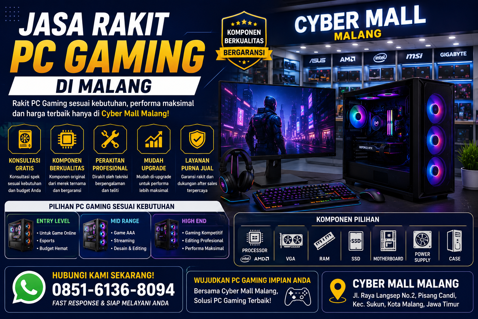 Jasa Rakit Pc Gaming Di Malang