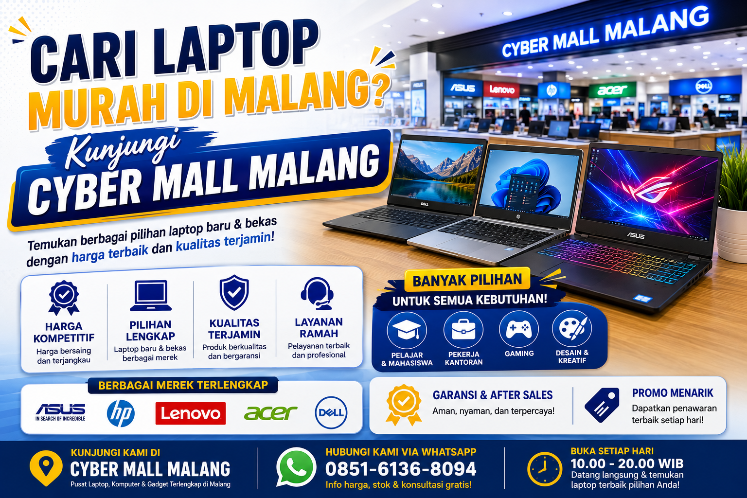 laptop murah Malang
