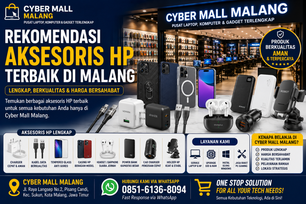 Rekomendasi Aksesoris HP Terbaik Di Malang