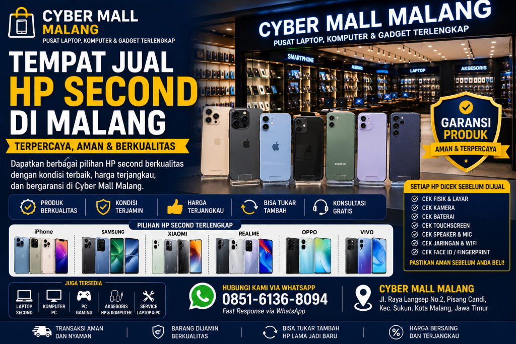 Tempat Jual HP Second Di Malang