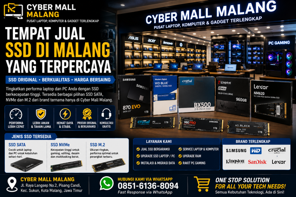 Tempat Jual SSD Di Malang