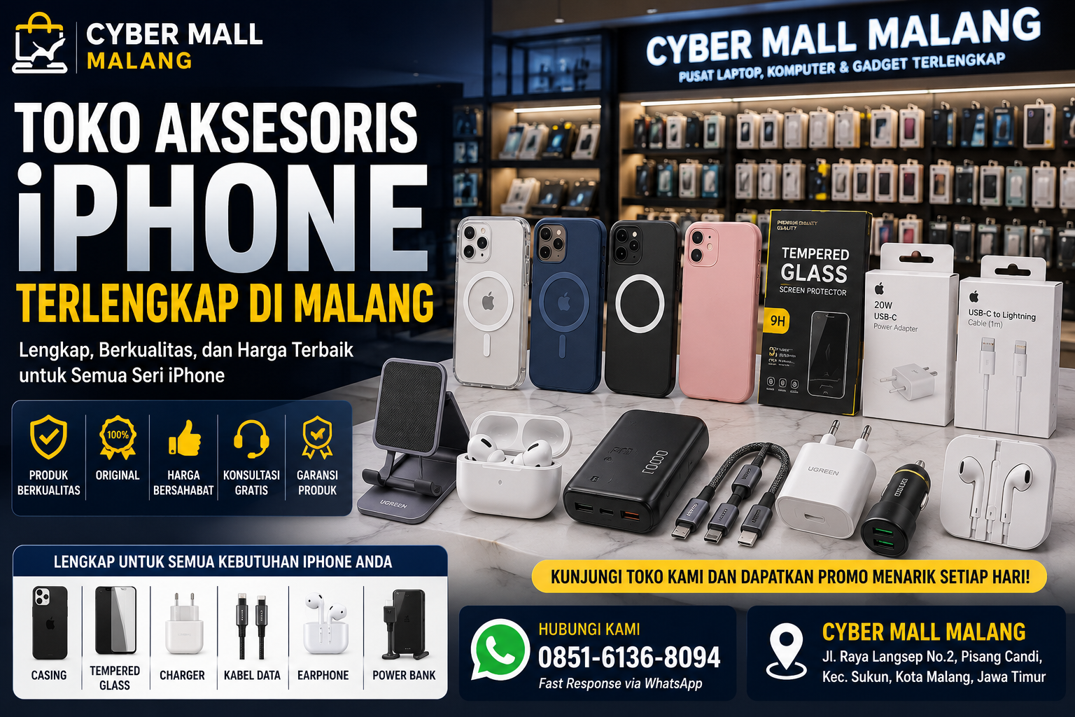 Charger Iphone Malang