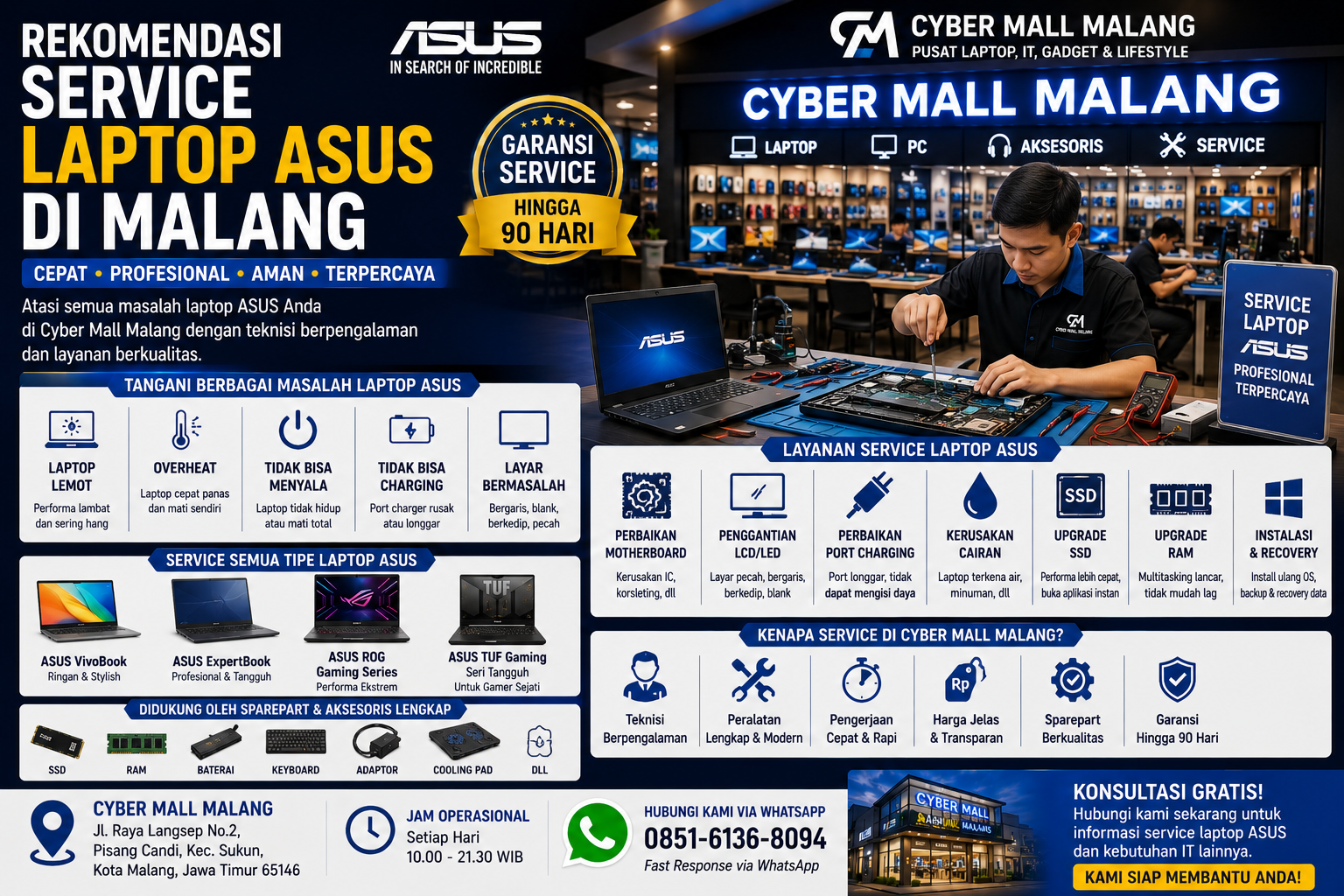 Service Laptop Terpercaya Malang