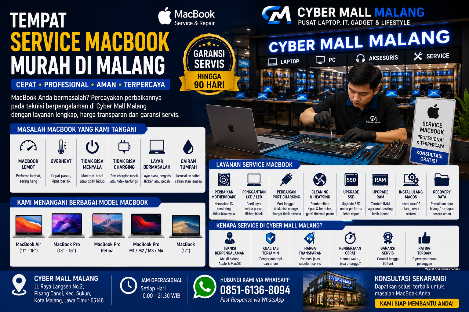 Tempat Service Macbook Murah Di Malang
