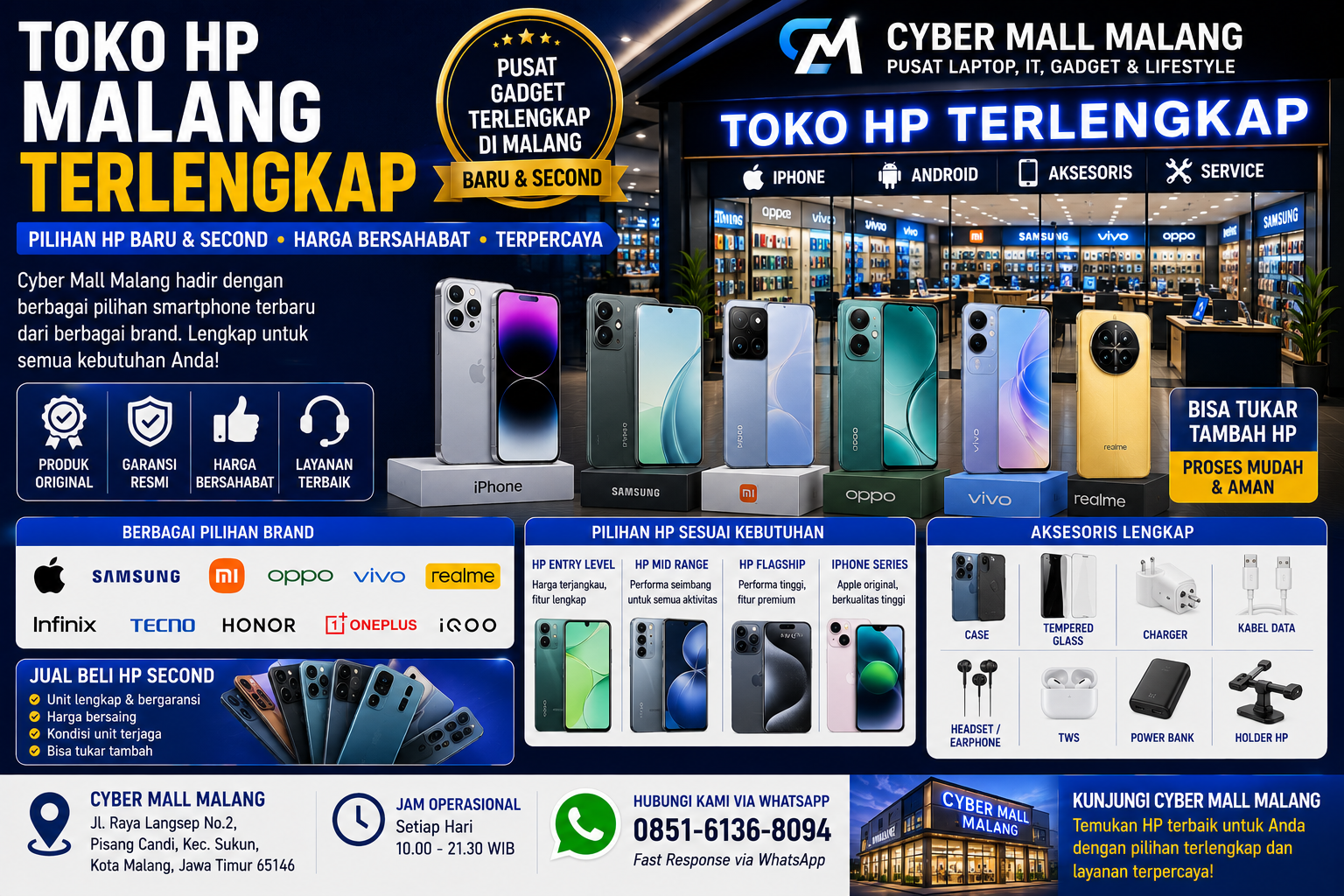 Toko HP Malang Terlengkap