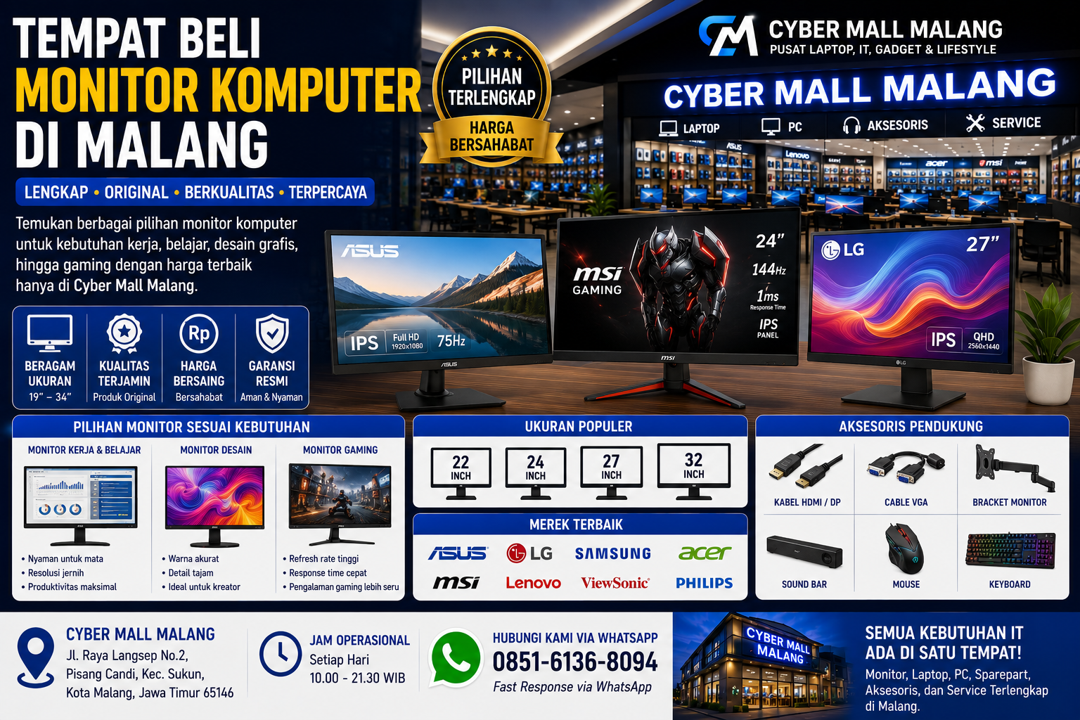 Tempat Beli Monitor Komputer Di Malang