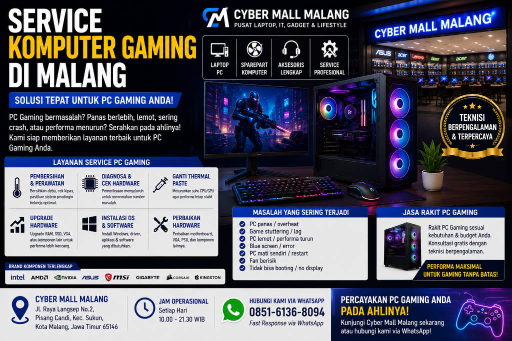 Service Komputer Gaming Di Malang