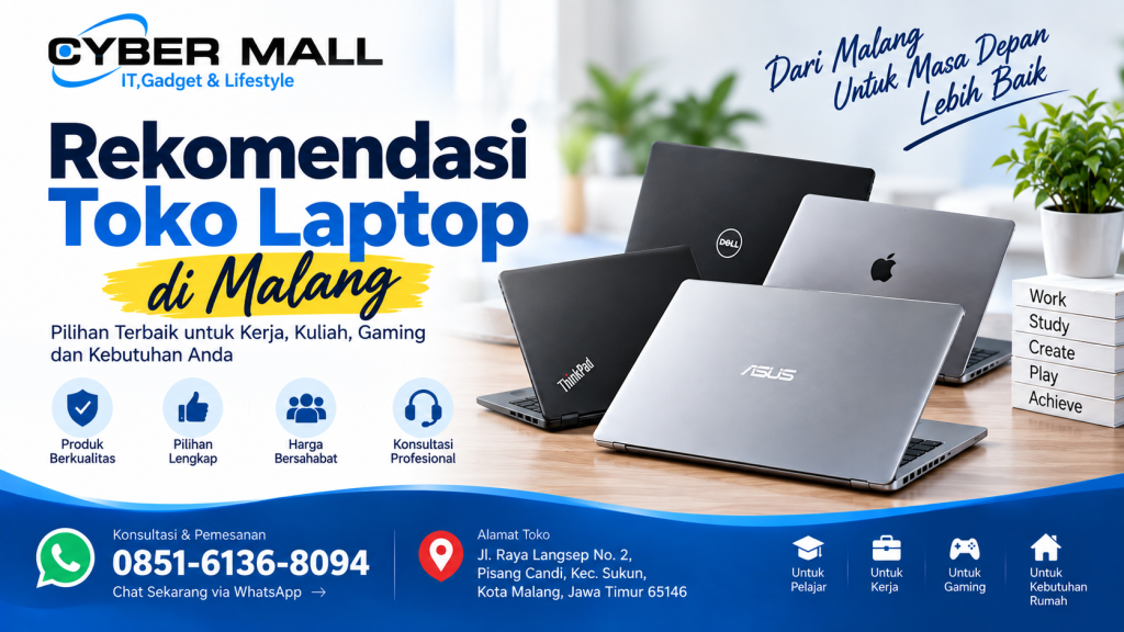 rekomendasi toko laptop di malang